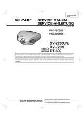 Sharp DT300 - DLP Projector - 700 ANSI Lumens Service Manual