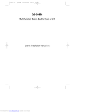 Stoves Q900EM User & Installation Instructions Manual