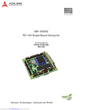 ADLINK Technology CM1-86DX2 Technical Manual