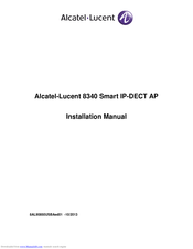 Alcatel-Lucent 8340 Installation Manual