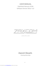 Zaxcom Deva 24 User Manual