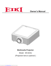Eiki EK-623U series Owner's Manual