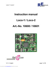 RailCom Loco-1 Instruction Manual