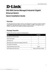 D-Link DIS-300G Series Quick Installation Manual