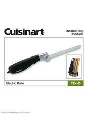 Cuisinart CEK-40 Instruction Booklet
