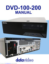 Datavideo DVD-200 Manual