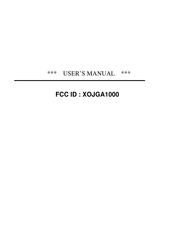 Tibbo GA1000 User Manual