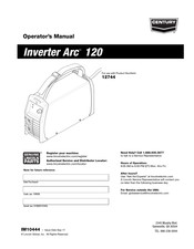Century INVERTER ARC 120 Operator's Manual