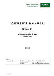 Clemco Spin - XL Owner's Manual