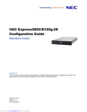 NEC Express5800/R120g-2E Configuration Manual