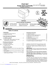 Hearth and Home Technologies PVLP-SLP Installation Instructions Manual