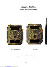 X-Trail 3GR 3G Model Instruction Manual