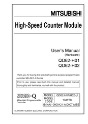Mitsubishi QD62-H01 User Manual