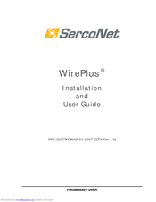 SercoNet WirePlus Installation And User Manual