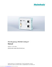 Helmholz PN/CAN gateway Manual