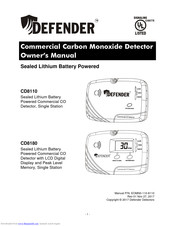 Defender CD8180 Owner's Manual