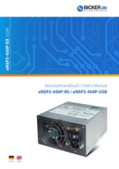 Bicker eNSP3-450P-RS User Manual