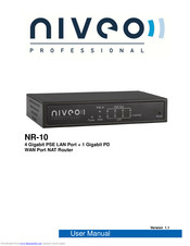 Niveo Professional NR-10 User Manual
