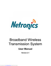 Netronics NetStream 5x100 User Manual