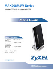 ZyXEL Communications MAX218M2W User Manual