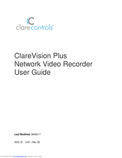 Clare Controls CVP-M321650-08 User Manual