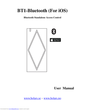 Holars AB BT1-Bluetooth IC User Manual