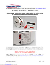 BatteryMINDer DS24041-AA-S5 Operator Instructions Manual