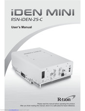 R-tron IDEN MINI RSN-iDEN-25-C User Manual