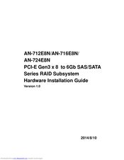 Petastor AN-724E8N Hardware Installation Manual