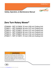 Jacobsen ZT90017 Safety, Operation & Maintenance Manual