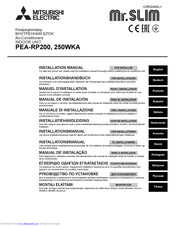 Mitsubishi Electric PEA-RP250 WGA Installation Manual