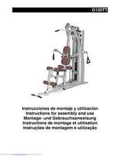 BH FITNESS G120TT Instructions For Assembly And Use