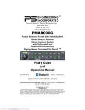 PS Engineering PMA8000G Pilot's Manual And Operation Manual