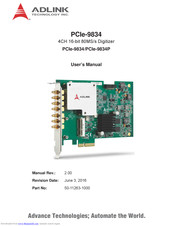 ADLINK Technology PCIe-9834P User Manual