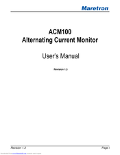 Maretron ACM100 User Manual