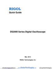 Rigol DS2000 Series Quick Manual