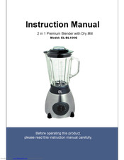 EL EL-BL100G Instruction Manual
