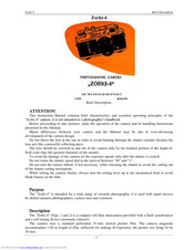 Mashpriborintorg ZORKI-4 Instruction Manual
