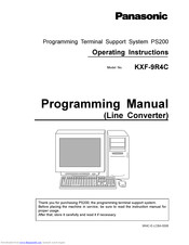 Panasonic KXF-9R4C Operating Instructions Manual