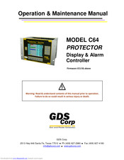 GDS C64 PROTECTOR Operation & Maintenance Manual