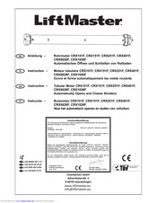 Chamberlain CRX251F Instruction