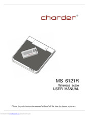 CHARDER MEDICAL MS 6121R User Manual