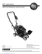 DR Power DR LAWN EDGER Safety & Operating Instructions Manual