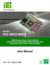 IEI Technology ICE-9652 User Manual