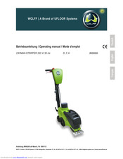 WOLFF Cayman Stripper 230V/50Hz Operating Manual