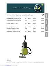 WOLFF Compactclean Operating Manual