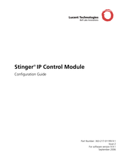 Lucent STGRRT-CM-IP2000-F Configuration Manual
