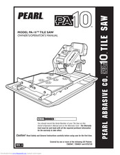 Pearl PA-10 Owner's And Operator's Manual