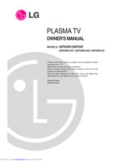 LG 50PX5R-UC Owner's Manual