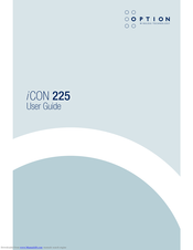 Option Wireless Technology Icon 225 User Manual